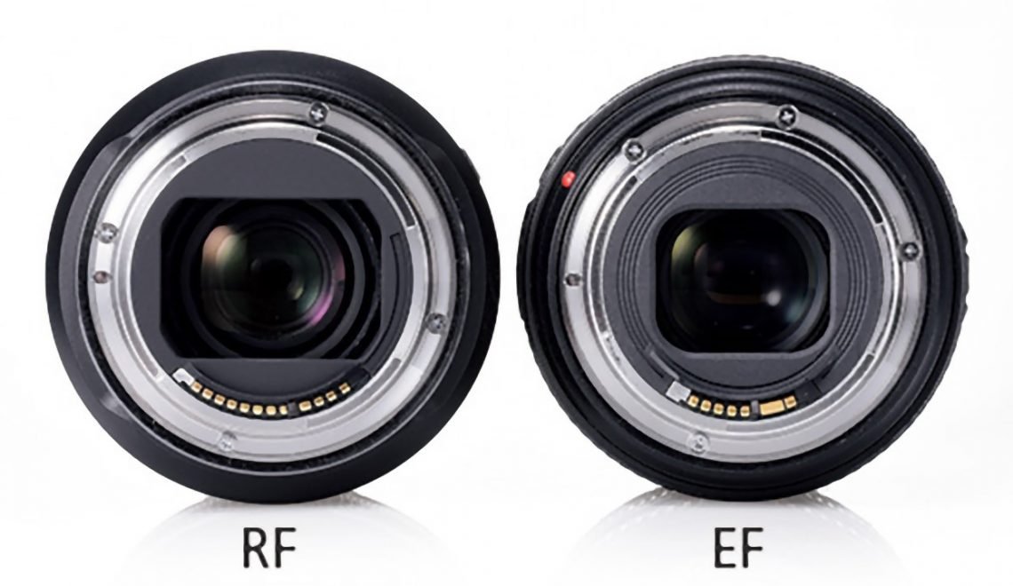 Canon RF 50mm f1.8 STM - Hệ thống chân giao tiếp 12-pin